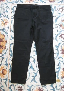 BANANA REPUBLIC – JACKSON FIT SLIM CAPRI PANTS – BLACK – SIZE 6 - Picture 1 of 6