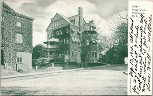 Hope Club Providence Rhode Island Postcard UND 1910 - Picture 1 of 2