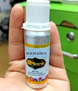 ROOH KHUS 0.88 Oz Meena ATTAR (25 GM ) PERFUME OIL ROLL-ON LONG LASTING - Picture 1 of 3
