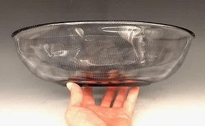 Seltene ORREFORS signierte Kunstglas "SLIP GRAAL" GROSS 12,5" Herzstück Schale OHRSTROM - Bild 1 von 24