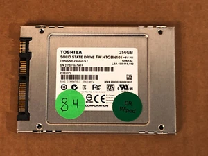 256GB Toshiba 2.5 SFF SATA 6G 6Gb/s MLC Solid State Drive SSD 84% - Picture 1 of 2