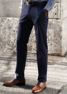 Rhone Hose Herren 36 schwarz Chino Commuter Slim Performance Golf Freizeit MÄNGEL - Bild 1 von 18
