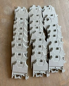 WEIDMULLER WK 2,5/U GRAY TERMINAL BLOCKS 24-12 AWG 600V LOT OF 30 - Picture 1 of 3