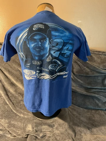 Vintage Jeff Gordon #24 Nascar Racing Blue Chase Auth T Shirt Size Men’s Medium Cover