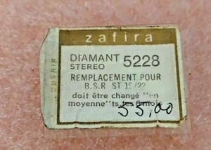 1pcs Zafira 5228 DIAMANT de Remplacement Pour BSR ST 19 / 22 - Picture 1 of 2
