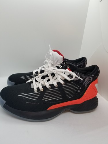 Adidas EH2000 D Rose 10 scarpe da basket uomo sneakers casual nere taglia 9