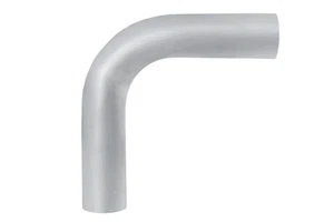 HPS 3.5" OD 90 Degree Bend 6061 Aluminum Elbow Pipe 16 Gauge w/ 5-5/8" CLR - Picture 1 of 3