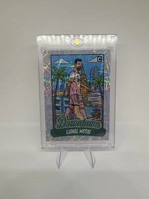 Tarjeta de arte personalizada inspirada en Lionel Messi - Hecha por fans Estilo "Centro" - Miami Foto 1 de 2