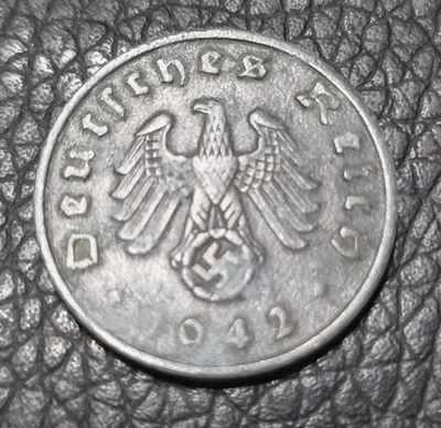1942 Germany 1 Reichspfennig Coin - Image 1 of 2