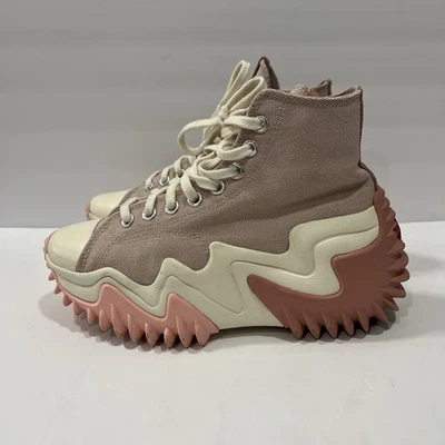 Converse Run Star Motion CX Womens Pink White Size 6.5 HighTop Platform Shoes - Image 1 of 4