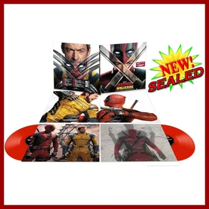 Deadpool & Wolverine Soundtrack New Sealed 2 LP Red Colored Vinyl Record Marvel - Picture 1 of 3