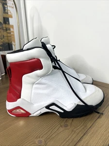 Maison Margiela Future high top leather sneakers Red White Black Leather RARE!! - Picture 1 of 11
