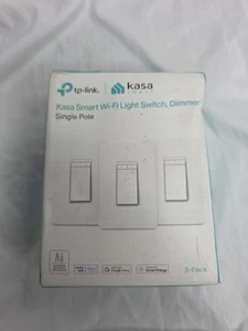 Interruptor de luz inteligente Kasa HS200P3 cable neutro de un solo polo requerido paquete de 3 (ALO) - Imagen 1 de 5