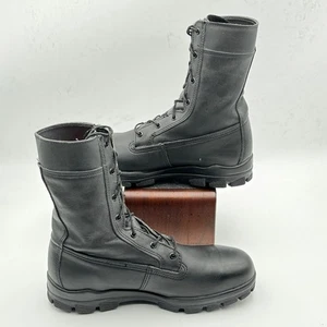 Bates Leder Herren schwarz Stahlkappe DuraShocks Komfort Stiefel Größe 10,5 ANSI bewertet - Bild 1 von 12