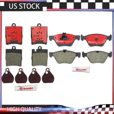 Juego de pastillas de freno delanteras y traseras Brembo cerámicas para Mercedes-Benz E430 1999-2002 Foto 1 de 4