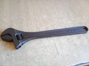 BAHCO 0673 12" ADJUSTABLE WRENCH. - Picture 1 of 4
