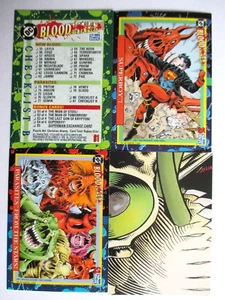 DC Bloodlines 81 Card Base Set Mint 1993 Unused Scarce - Picture 1 of 1