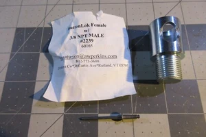 Buttonlok Verbinder 3/8" NPT Stecker #2236 / 60165 NEU für Schornsteinbürste - Bild 1 von 9