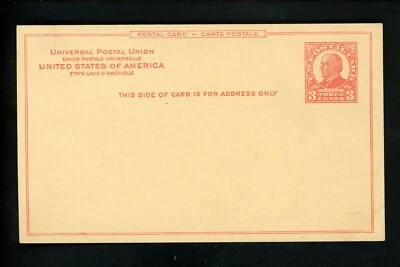 US Postal Stationery UX37 Mint Postal Card 3 Cent McKinley Issued 1926 - Image 1 of 2