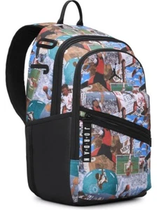 NEU RETRO MICHAEL JORDAN 1 FLIGHT BACKPACK RUCKSACK SPORTTASCHE JUMPMAN LRG ltd ed - Bild 1 von 19