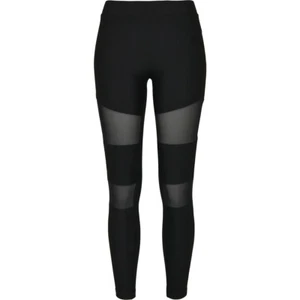 Urban Classics Ladies Tech Mesh Rib leggings pantaloni sportivi taglio aderente pantaloni  - Foto 1 di 16