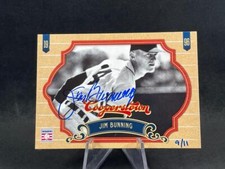 2014 PANINI HALL OF FAME JIM BUNNING '12 COOPERSTOWN BUYBACK AUTO 9/11 PHILLIES