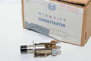 Vintage Leuchttaster / Drucktaster / Taster von Widmaier, 2Ö / 2S, rastend, NOS - Picture 1 of 11