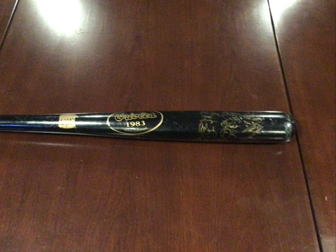Baltimore Orioles Burger King 1983 World Series Champions Baseball Bat Ripken Cover