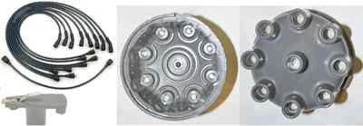  MERCURY COMET COUGAR MONTEGO MARQUIS 1975 1976 Distributor Cap Rotor Plug Wires - Image 1 of 4