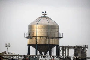 FOTO SPACEX 2021 10 de febrero 8x10 Starship SN7.2 Boca Chica Texas después de 2 pruebas - Imagen 1 de 1