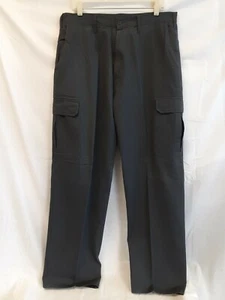 Dickies Classic Men Cargo Pocket Work Pants DARK GRAY 100% Cotton Workwear 36/34 - Picture 1 of 6