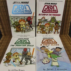 Lot 4 Star Wars Jedi Academy Series Jeffrey Brown HardCover Book Set - Picture 1 of 10