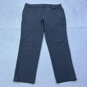 Lululemon ABC Pant Classic Mens ACTUAL 40x30 Gray Obsidian Warpstreme Comfort - Picture 1 of 16