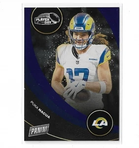 2024 Panini Player of the Day Football Puka Nacua Blue #'D 28/50 #45 - Picture 1 of 2