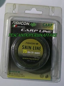 FISHCON FH023 SKIN-LINE trecciato ricoperto mimetico affondante- made in u.e. - Foto 1 di 2
