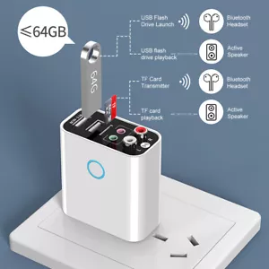 Bluetooth 5.0 Empfänger Sender Wireless 3,5mm AUX RCA Audio Micro SD Adapter/ - Bild 1 von 14