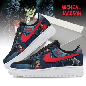 Halloween Michael Jackson Thriller Air Force 1 Shoes - Picture 1 of 4