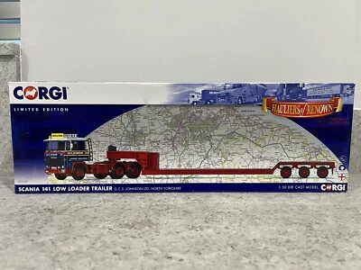 Corgi - Scania 141 & Low Loader - G.C.S Johnson Ltd - CC15307 - Brand New - Image 1 of 4