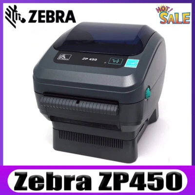 Zebra ZP450 203 DPI UPS CTP Quality USB Shipping Label Thermal Printer With PSU - Image 1 of 4