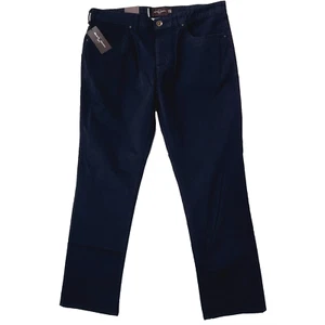 Black Brown 1826 tailored fit 5 pocket mens pants SZ 34W x 30L dark blue - Picture 1 of 9