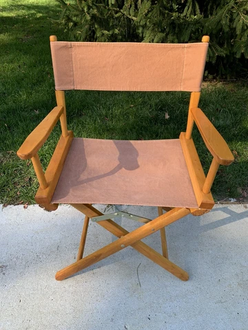 Vintage Gold Medal Director Chair Cover