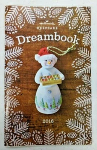 DREAM BOOK 2016 ~ Hallmark Keepsake Ornament Book ~ Brand New - Picture 1 of 2