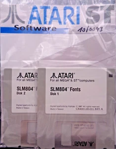 ATARI ST -- SLM804 FONTS (ATARI) - Picture 1 of 2