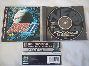 Power Spike II 2 con scheda spina dorsale SNK Neo Geo CD Giappone importazione venditore USA - Foto 1 di 11