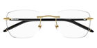 Montblanc MB0274O Herrenbrille gold/schwarz 53 mm neu 100 % authentisch