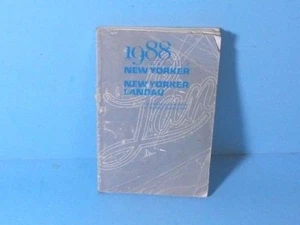 88 1988 Chrysler New Yorker/New Yorker Landau owners manual - Picture 1 of 1