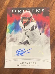 Bryan Cook Kansas City Chiefs 2022 Panini ORIGINS AUTOGRAPH Rookie RC - Picture 1 of 2