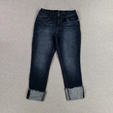 1822 Denim Size 10 Taylor Jeans Stretch Modern Soft Dark Wash Denim