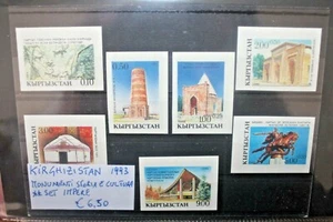 KIRGHIZISTAN 1993 MONUMENTI STORIA E CULTURA NUOVI MNH** SET IMPERF. (C.B) - Imagen 1 de 1