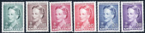 Greenland 1990 - 1996 Queen Margrethe Definitive set of 6, UNM / MNH